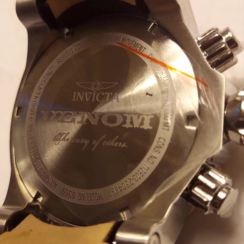 New invicta venom elegance swiss chronograph
